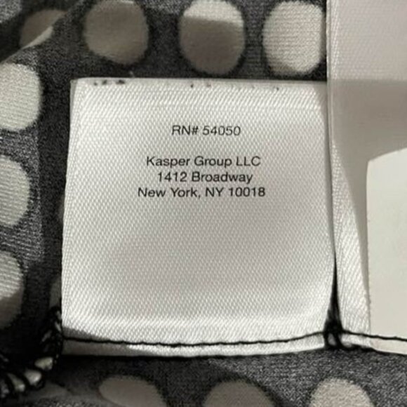 Anne Klein Sleeveless Polka Dot Blouse Women’s Size Large – Stretch Top - Picture 12 of 15